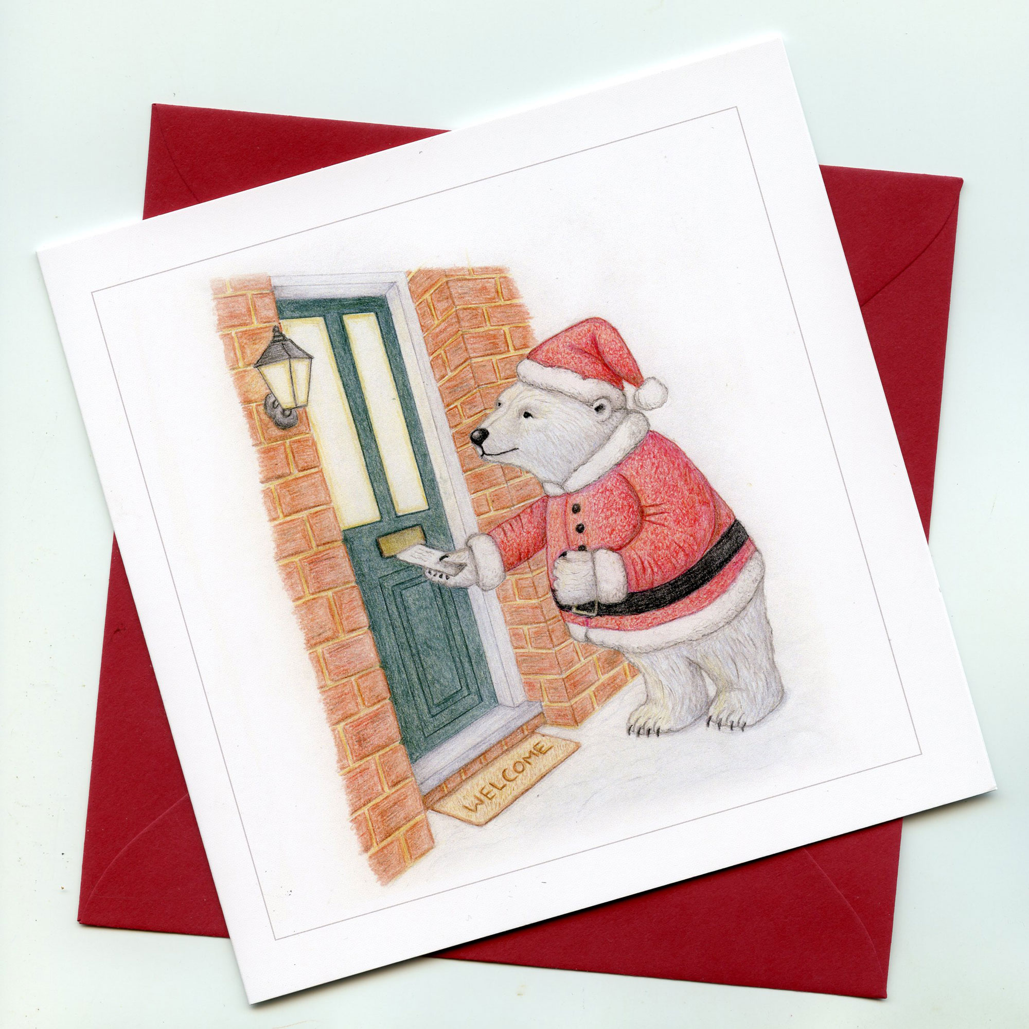 Polar Postie Christmas Card - Image 2