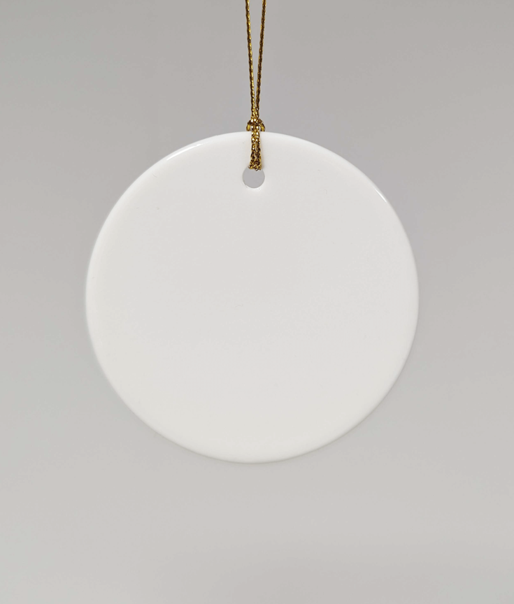 Ceramic Ornament Red Fox Hanging Ceramic Christmas Bauble Ornament - Image 2