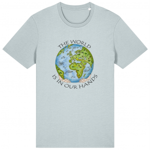 Organic Cotton T Shirt - The World is in our hands