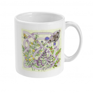 Celtic Flora Heath Wild Flower Mug