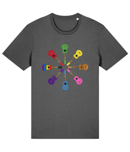 Rainbow Ukuleles Organic T Shirt